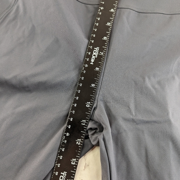 ADAY Leggings Women Large Grey Brakes On Pant Pull On A Day High Rise Crop Ankle - Picture 8 of 11